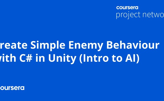 Create Simple Enemy Behaviour With C# In Unity (Intro To AI) - Coursya
