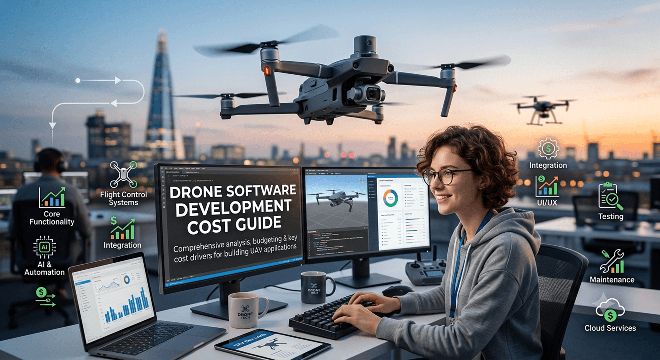 drone software development cost