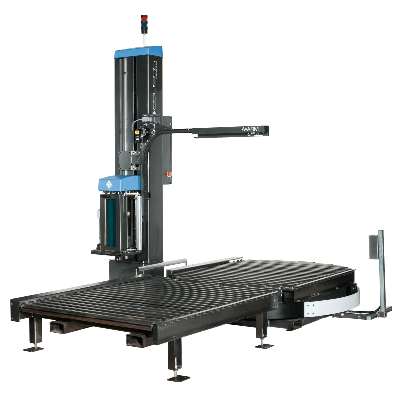 3300-A Conveyorized A-ARM Automatic Pallet Wrapper