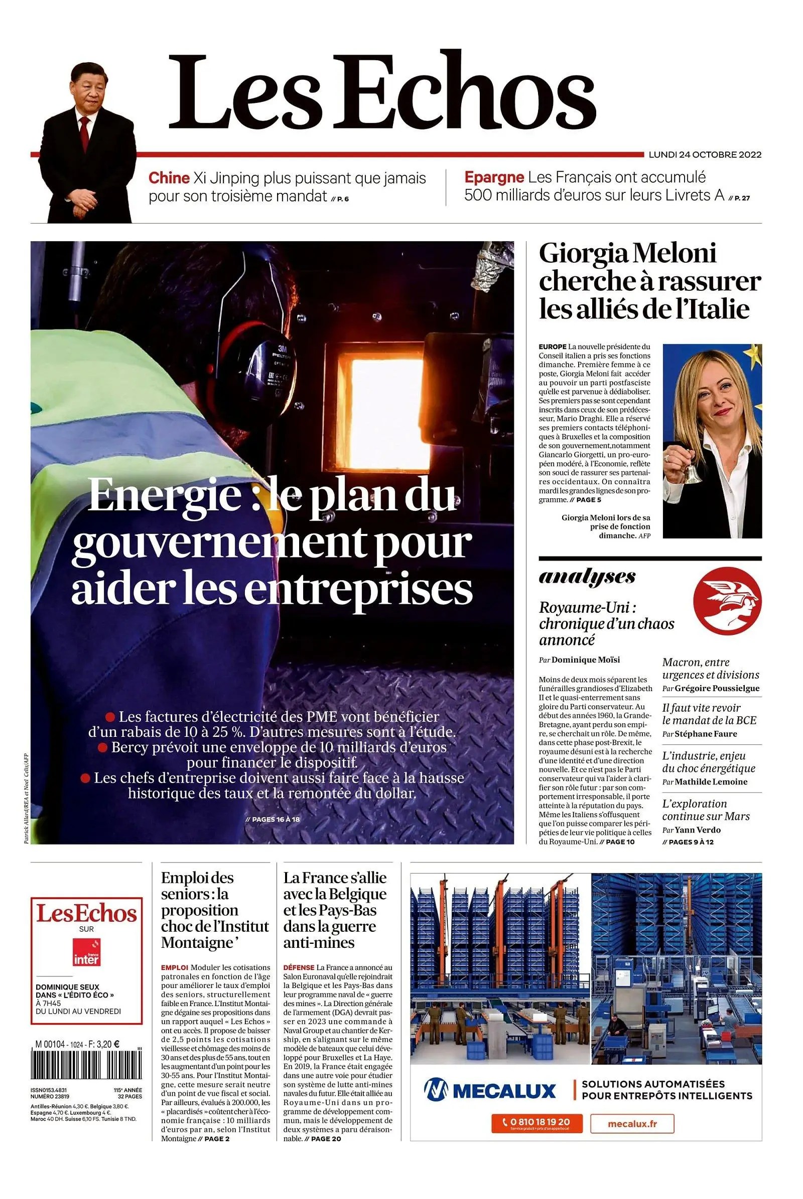 Magazine Abonnement Magazine Les Echos en abonnement