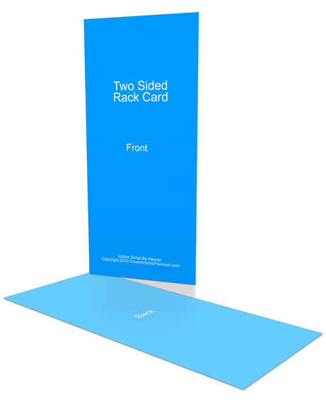 It would be a new example for your clients and also help you flaunt your aesthetic sense. Two Sided Rack Card Mockup Cover Actions Premium Mockup Psd Template