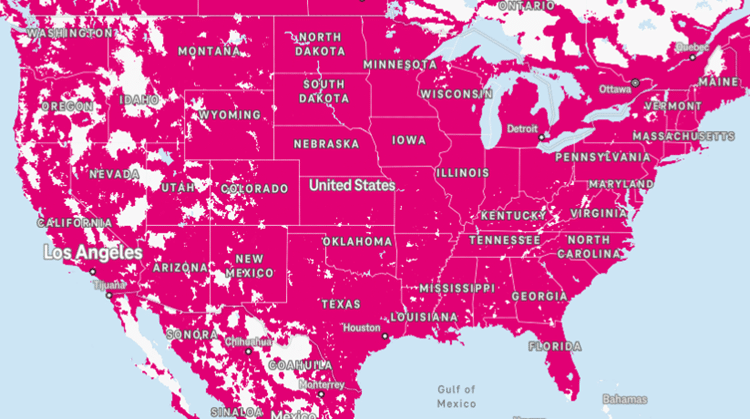 T Mobile Coverage Map Coverage Critic T 750 