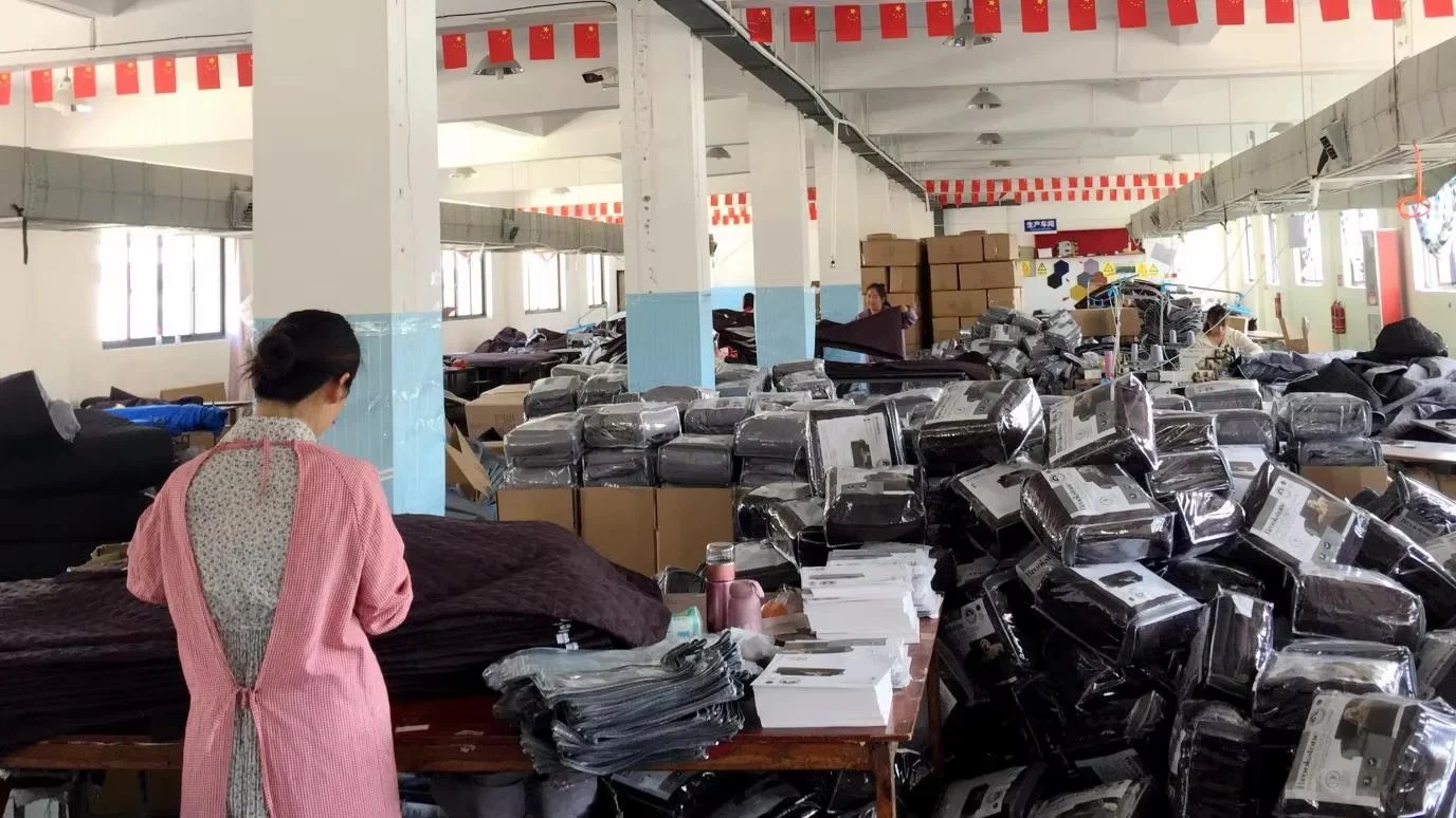 Custom covers produced and inspected in the factory