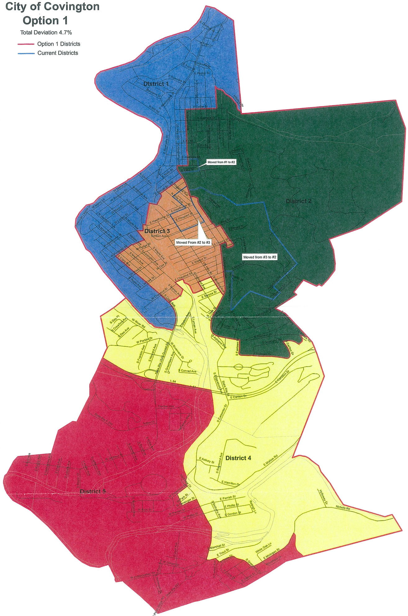 District Map The City Of Covington District Map 