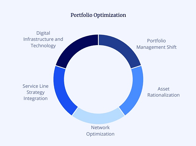Portfolio Evaluation and Optimization in Hospital Systems