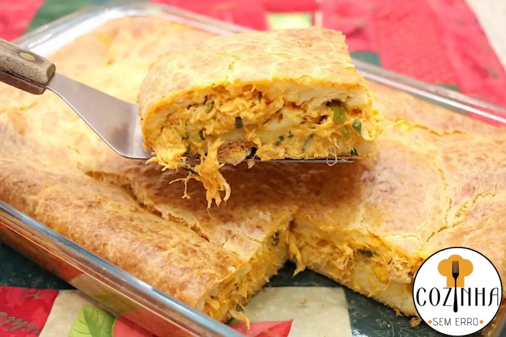 Torta de Frango Cremosa de Liquidificador