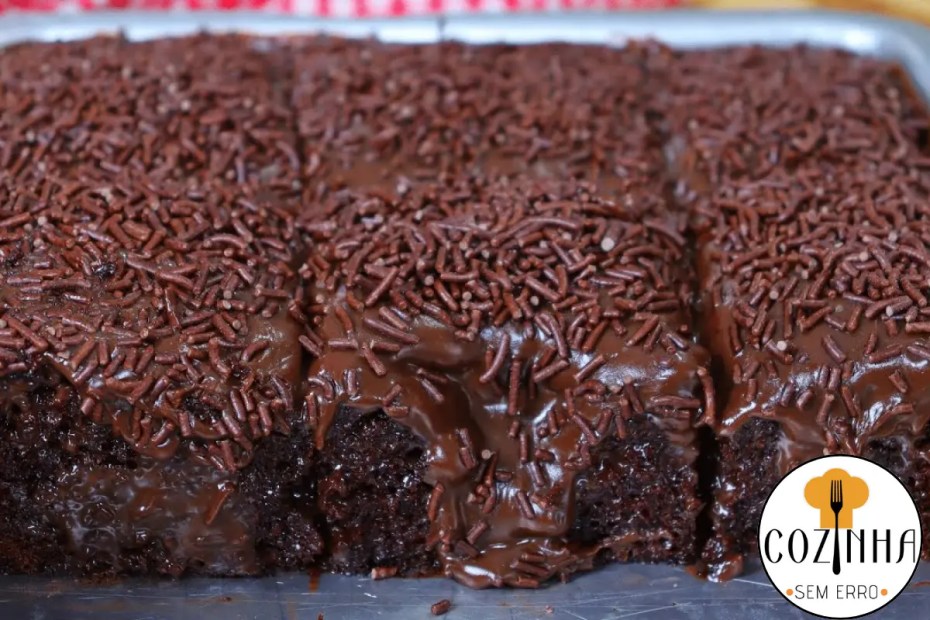 Bolo de Chocolate Rápido e Fácil