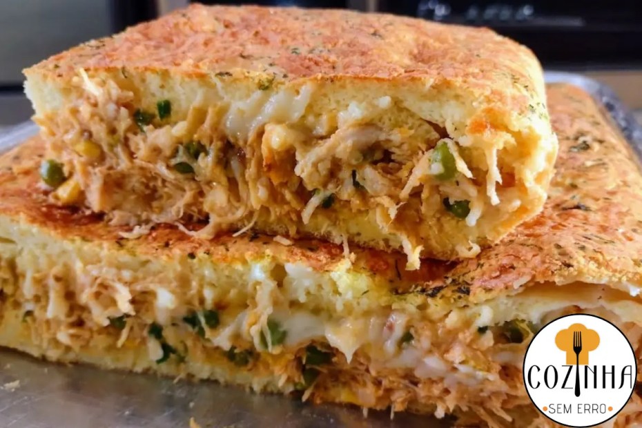 Torta de Frango Cremosa de Liquidificador