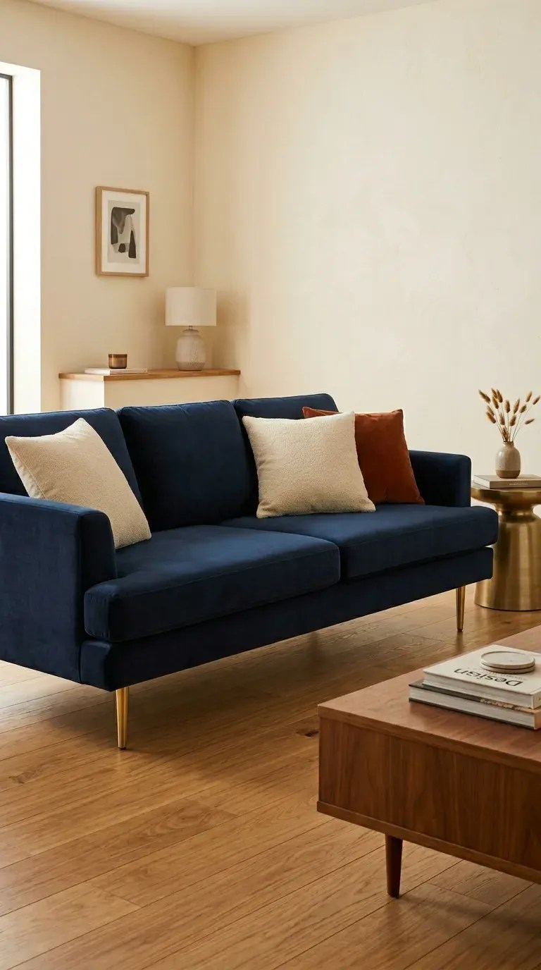 Navy, Cream and Cognac