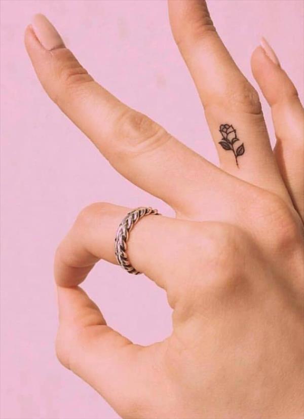 Wait A Minute! A Must-Read Guide Before Doing Small Finger Tattoo Design For Women! - Cozy Living 827_x_600_jpg