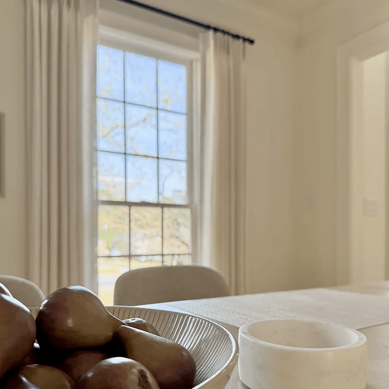 Which type of curtain material has the best thermal insulation?