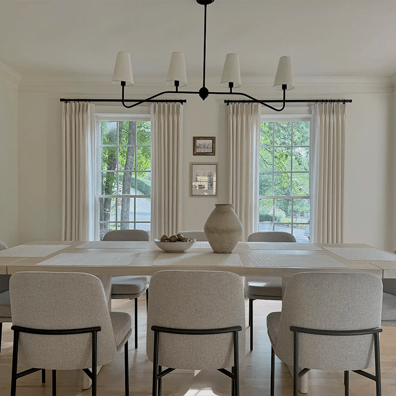 Which type of curtain material has the best thermal insulation?