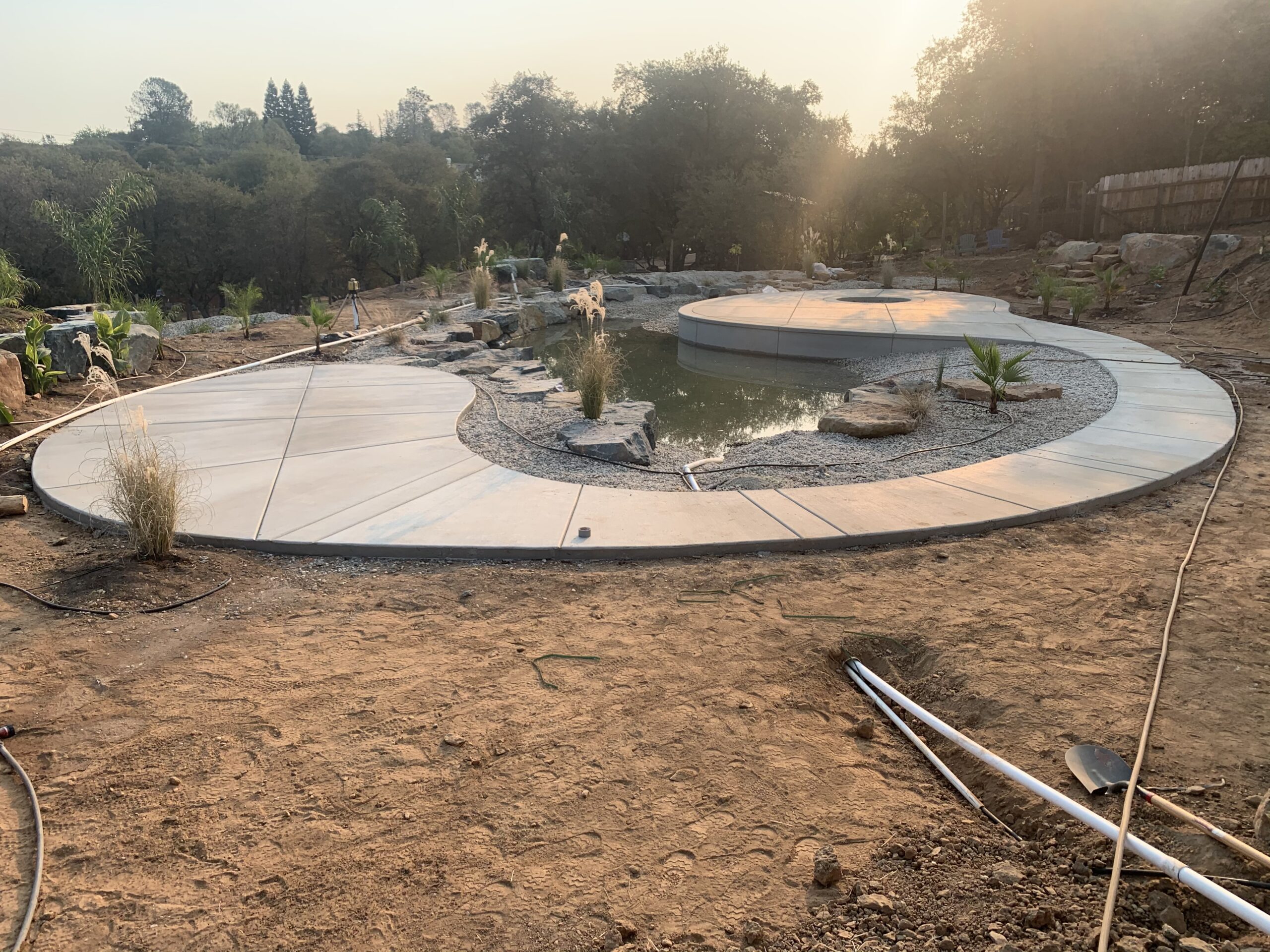 Pool deck constructtion