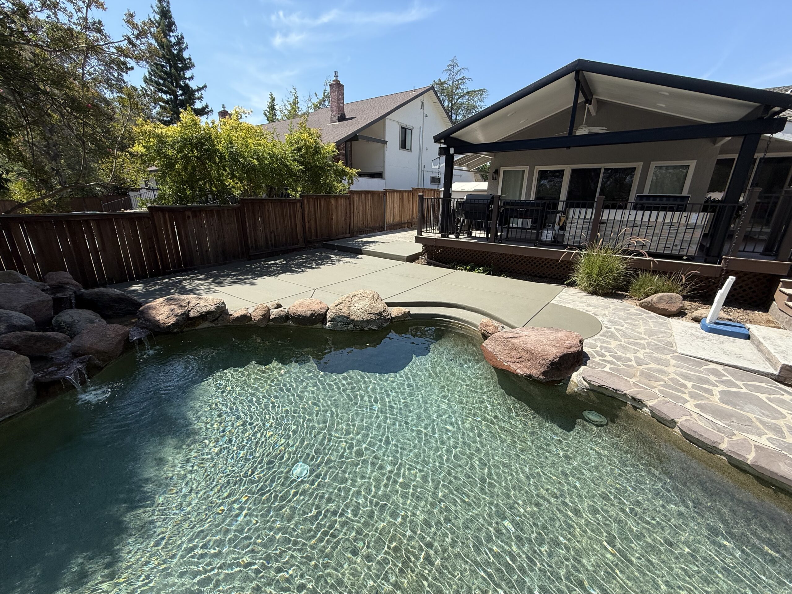 New pool deck install