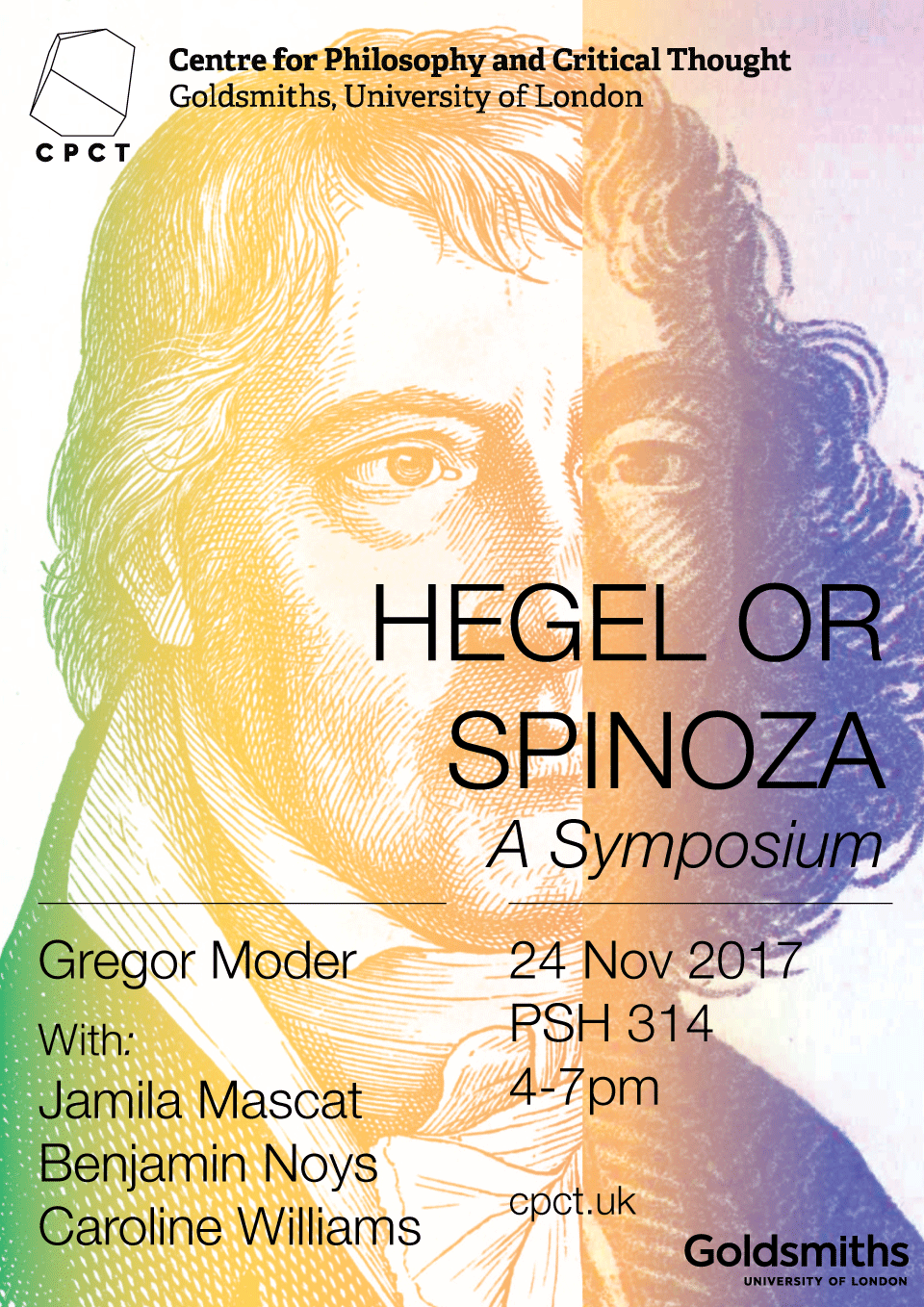 Hegel or Spinoza: A Symposium (24 November 2017)