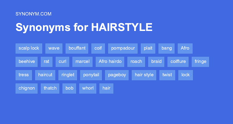 Another word for hairstyle > synonyms & antonyms