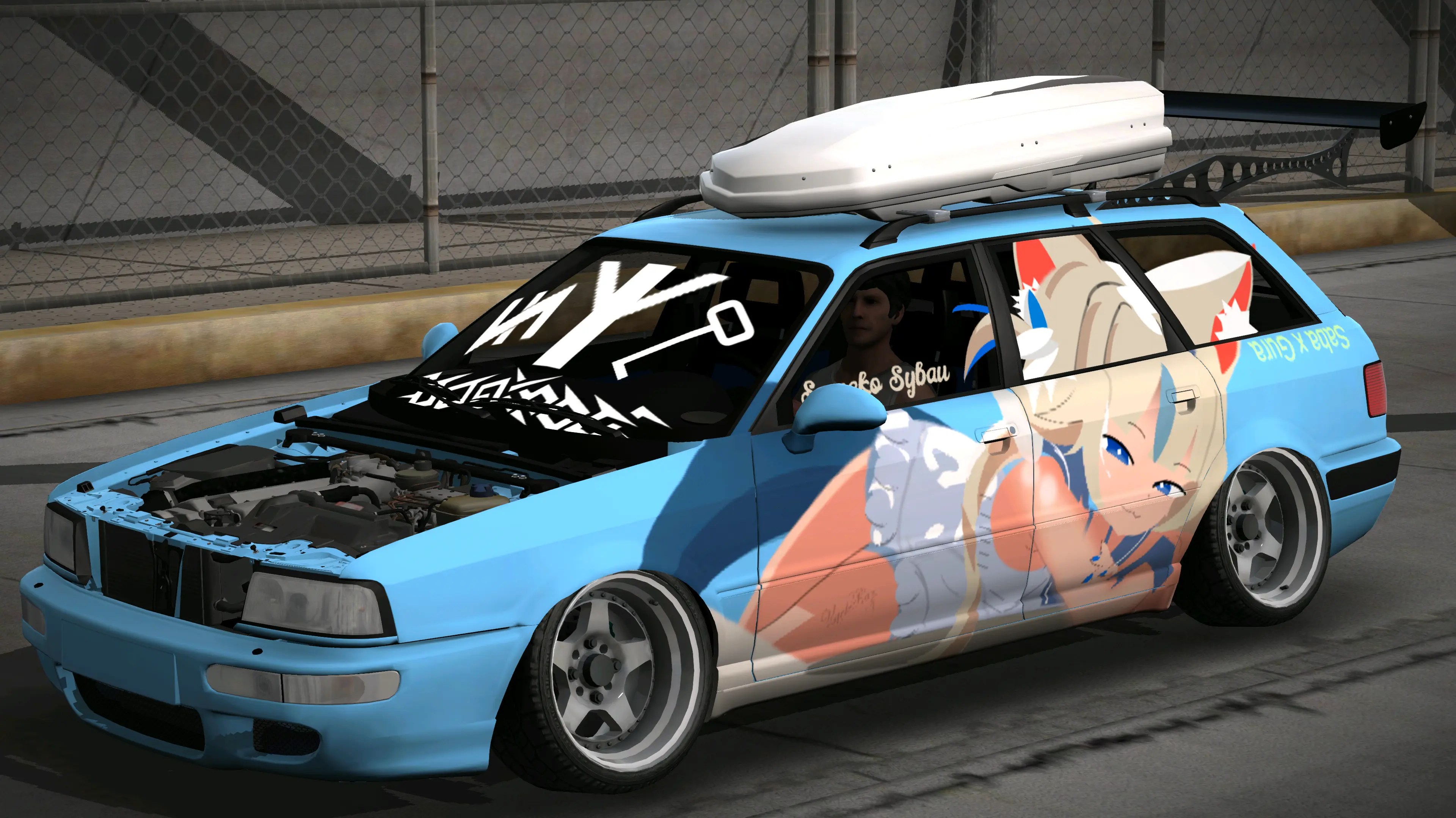 [BID65]Audi RS2 Gawr Gura 雙面痛車 競標限定