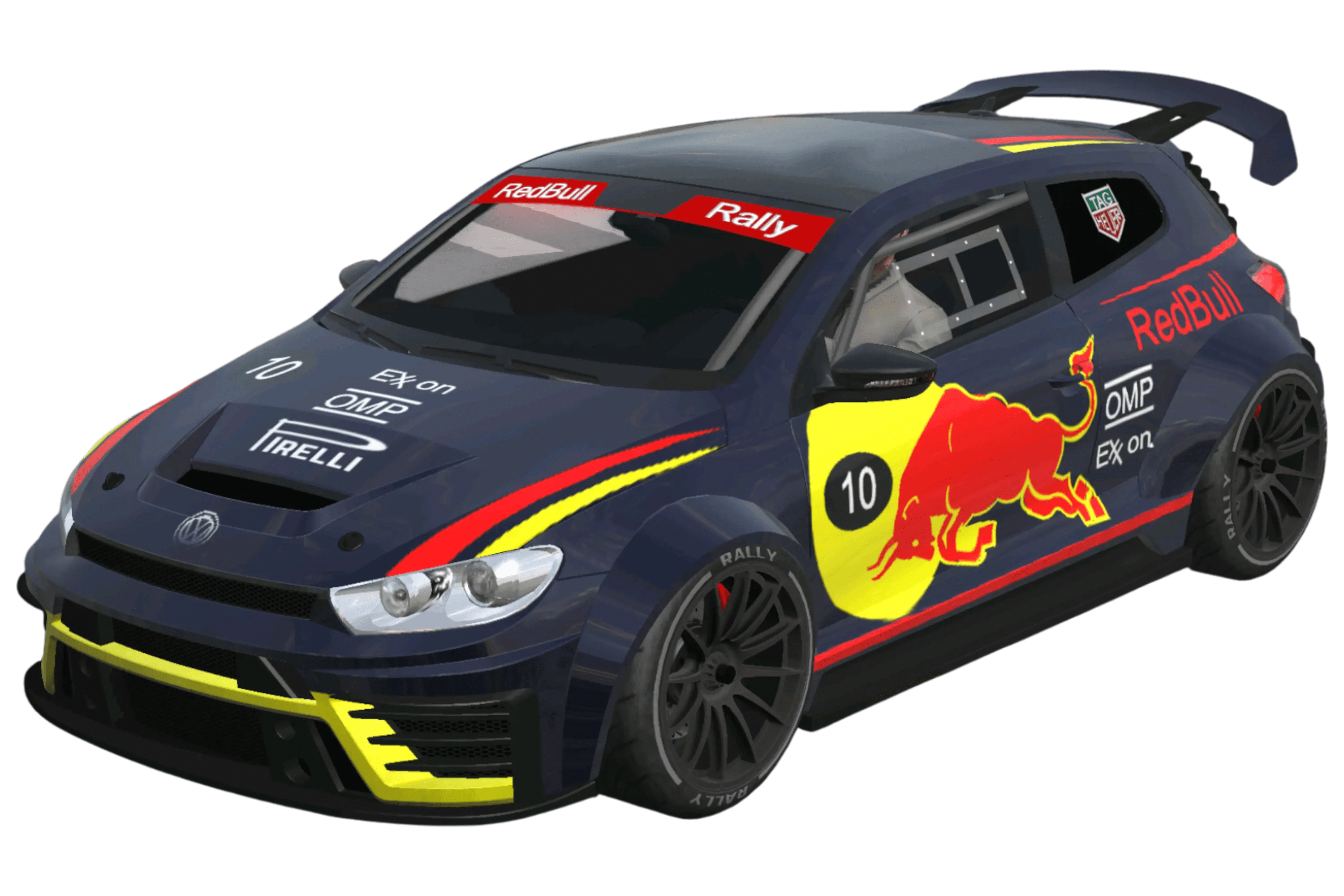 [508]Volkswagen Scirocco Redbull紅牛 拉力塗裝 賽車塗裝