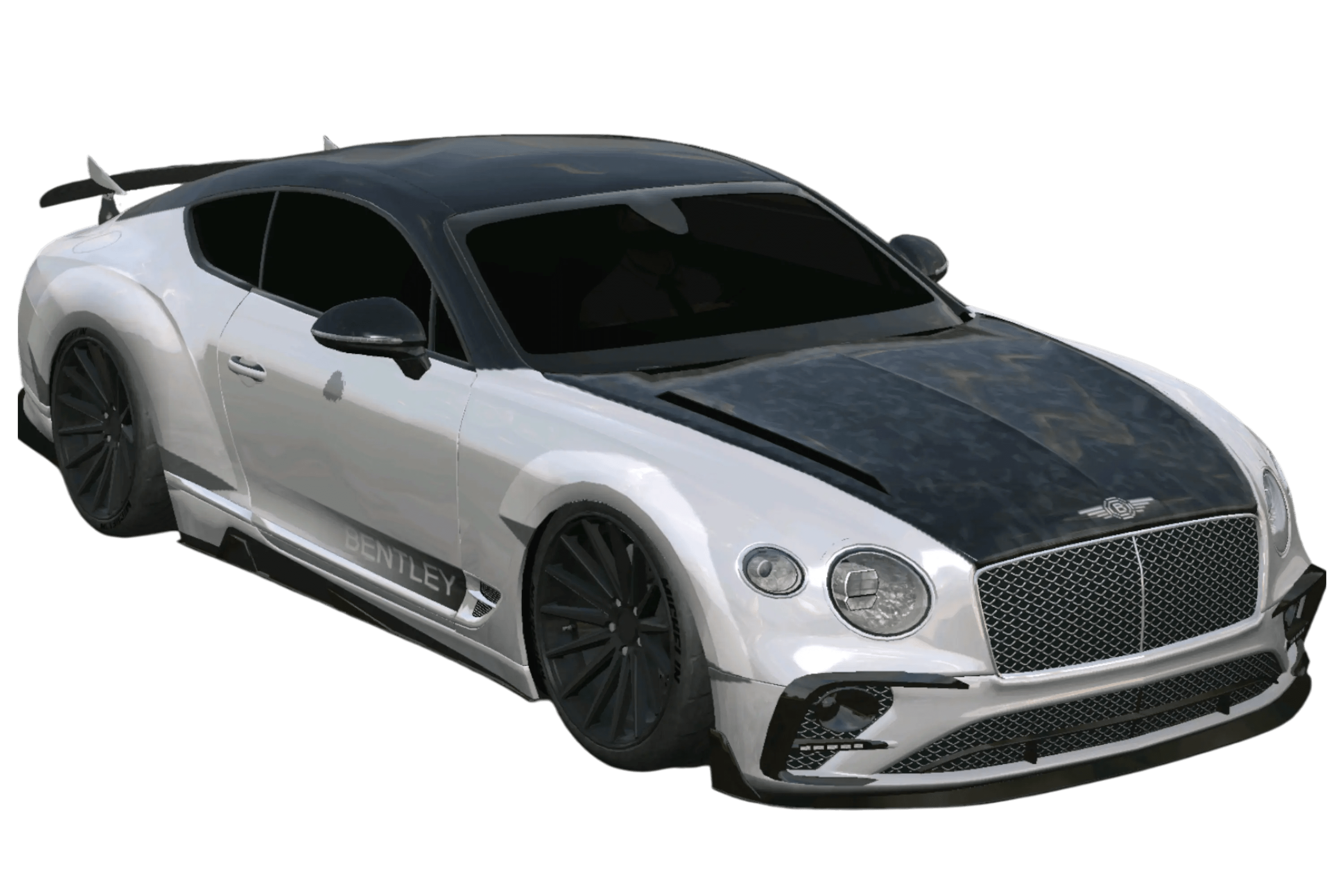 [509]Bentley Continental GT 仿寬體套件 鍛造碳纖維 細標