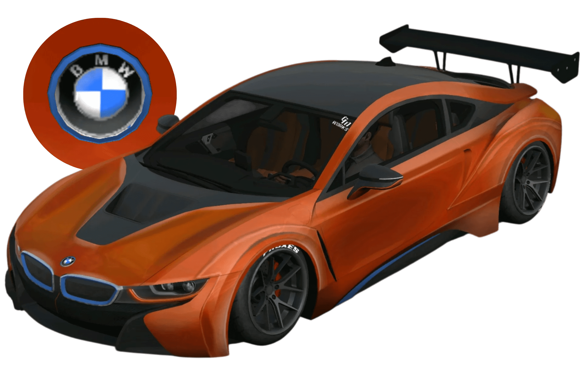 [559]BMW I8 Varis風格 仿寬體套件 姿態風格 光影增強 前後細標