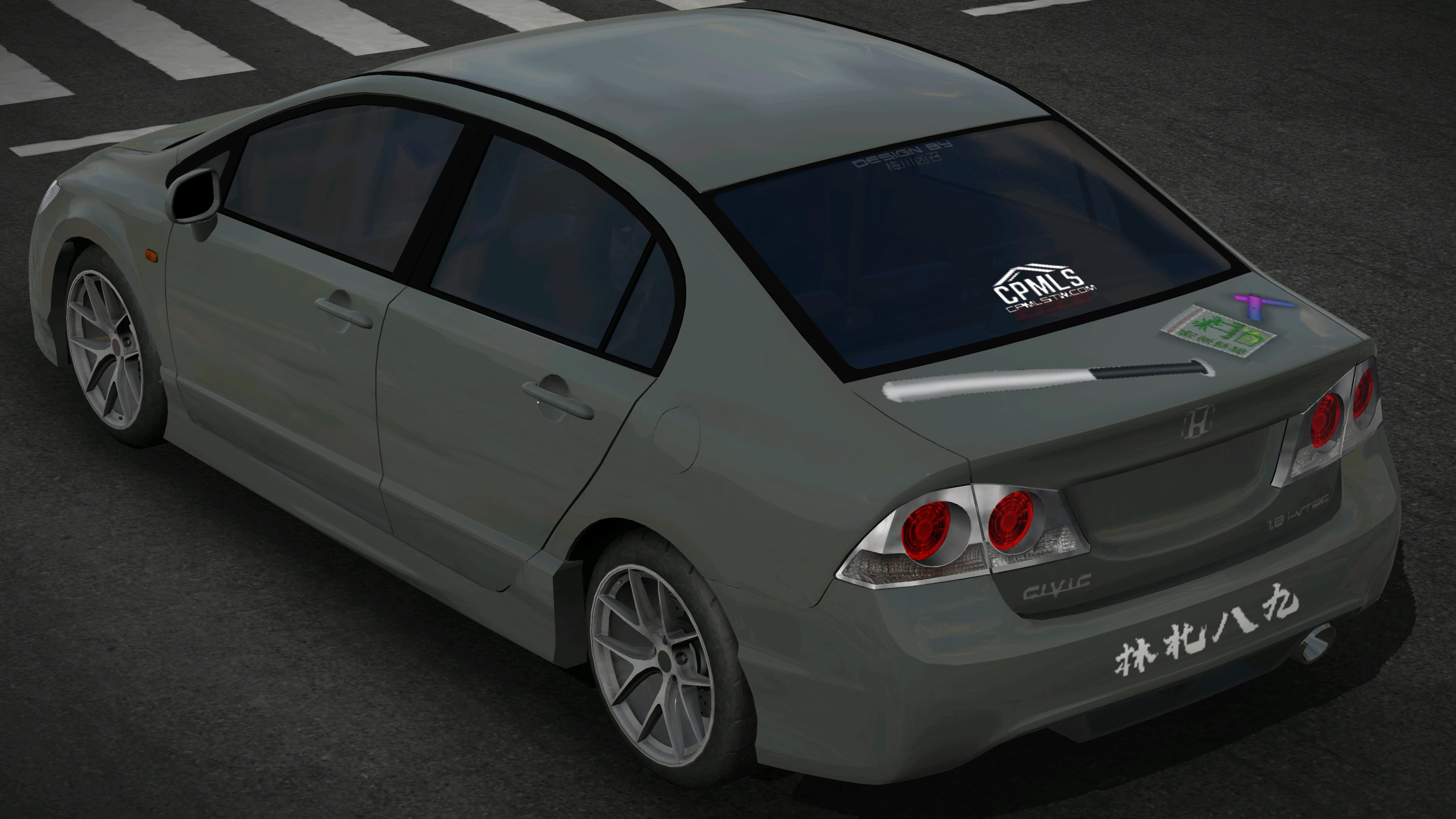 [568]Honda Civivc TypeR FD2 球棒檳榔 台式風格 8+9風格 書法字