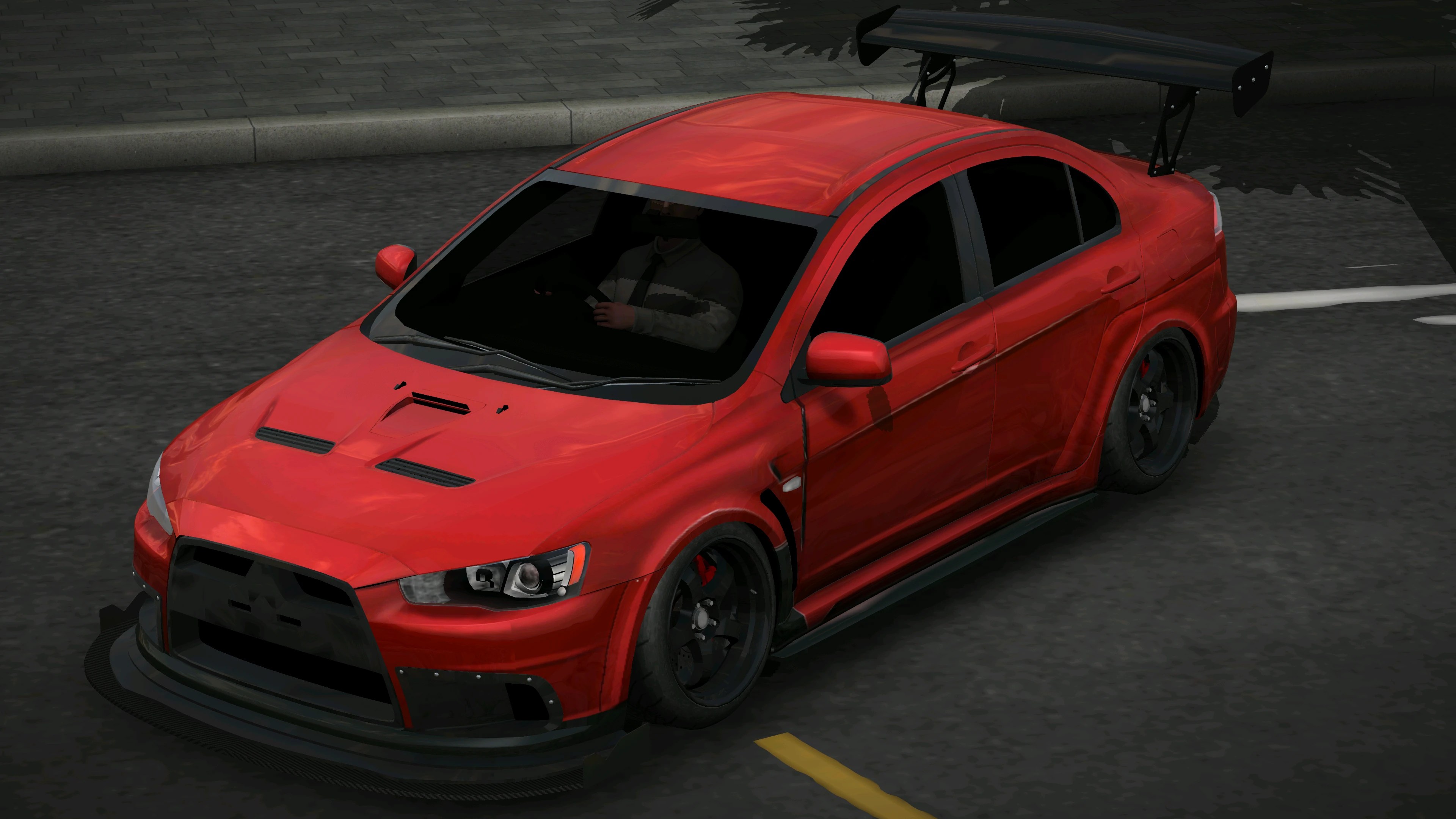 [584]Mitsubishi Lancer Evolution EVO X 仿寬體套件 光影增強 街頭戰鬥風