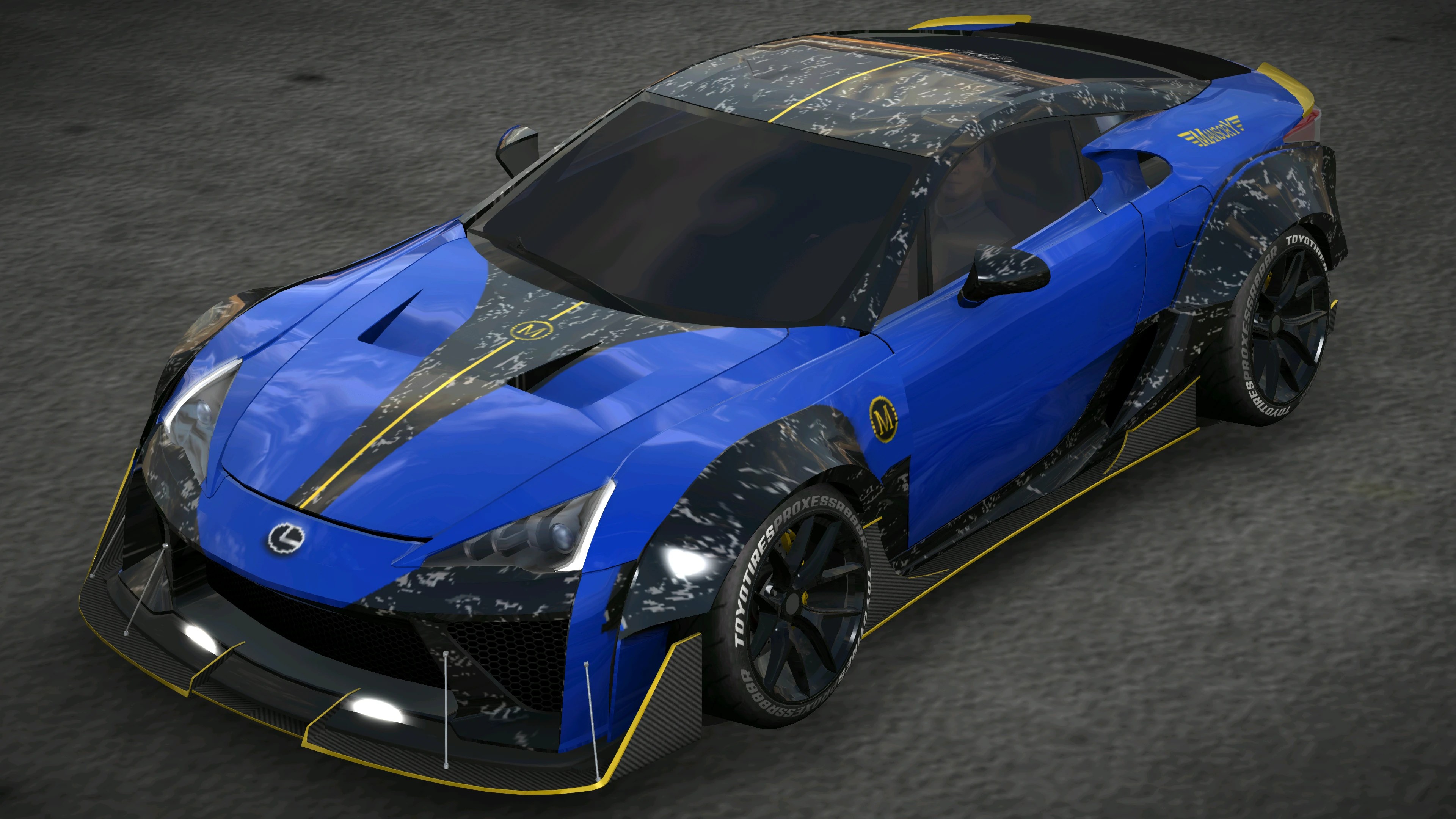 [579]Lexus LFA Hycade Mansory 鍛造碳纖維套件 前後細標