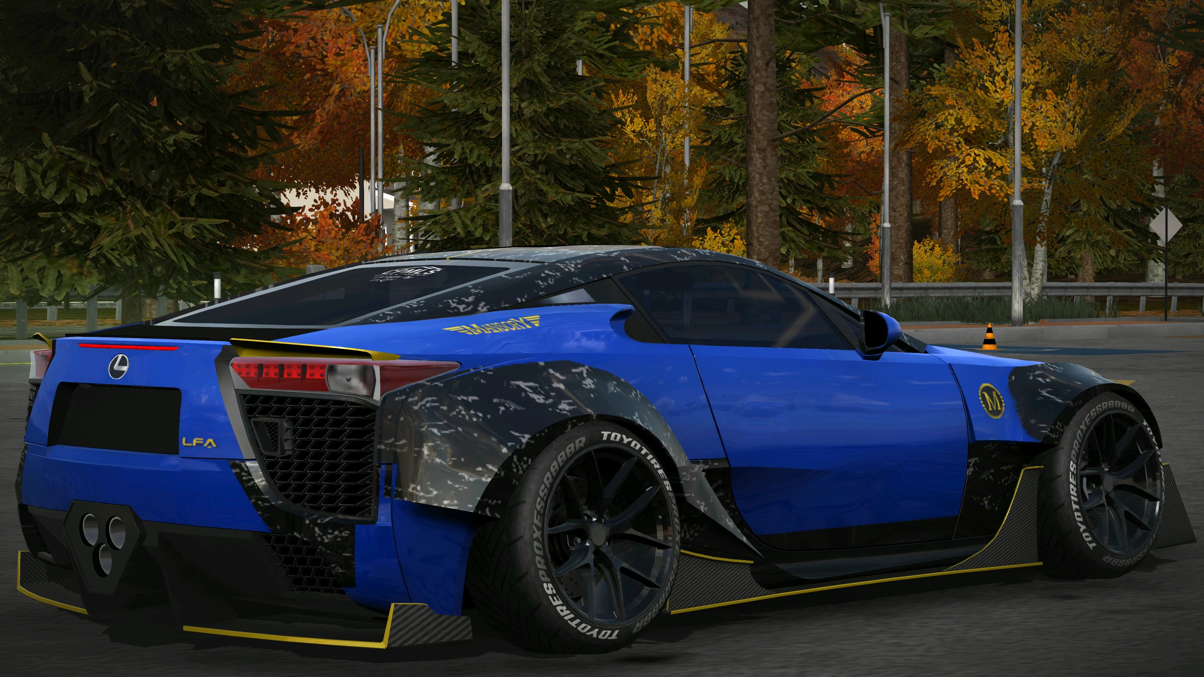 [579]Lexus LFA Hycade Mansory 鍛造碳纖維套件 前後細標
