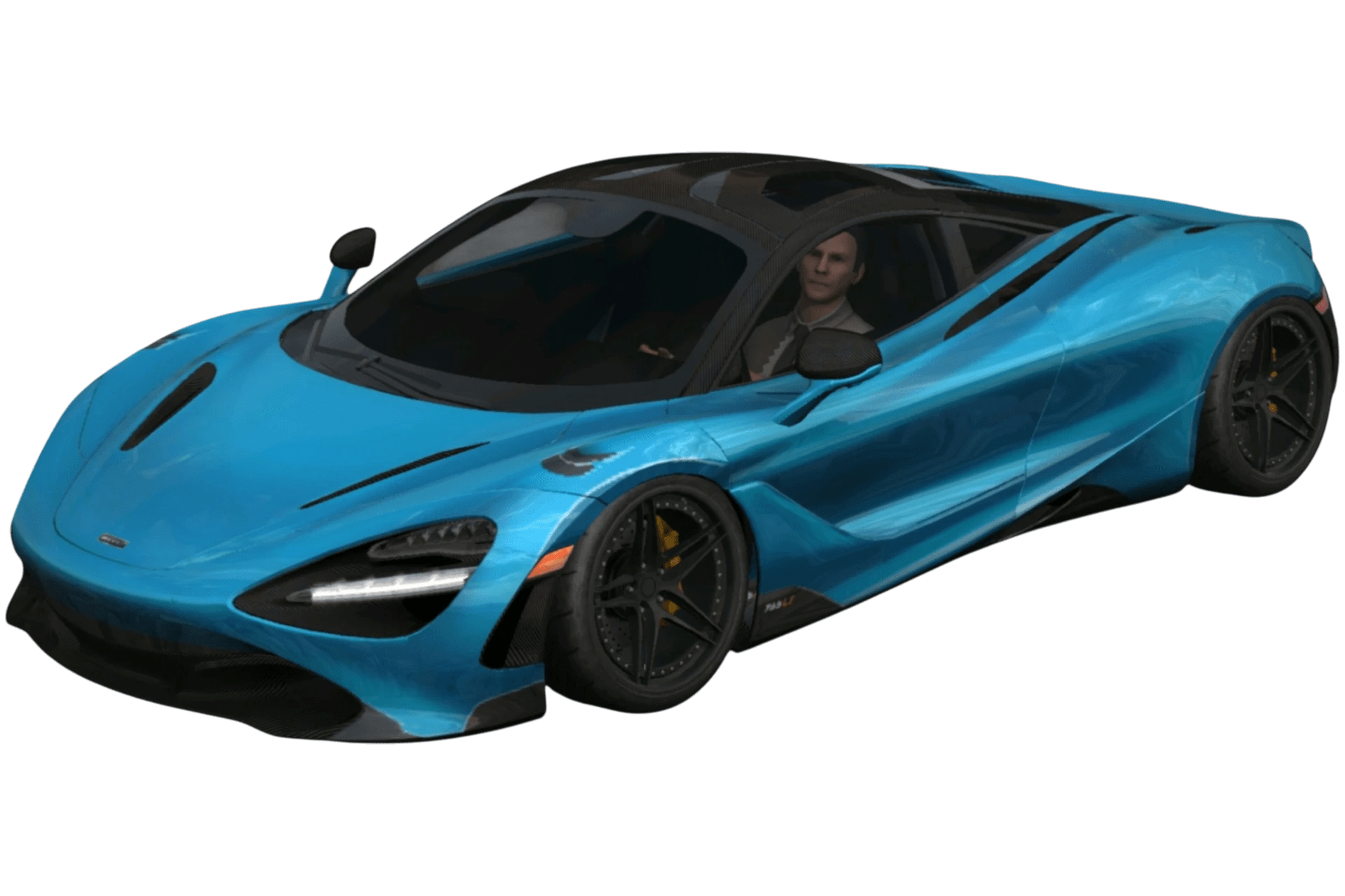[601] Mclaren 720 魔改765LT 前後細標 車側細標 仿套件塗裝 Stance