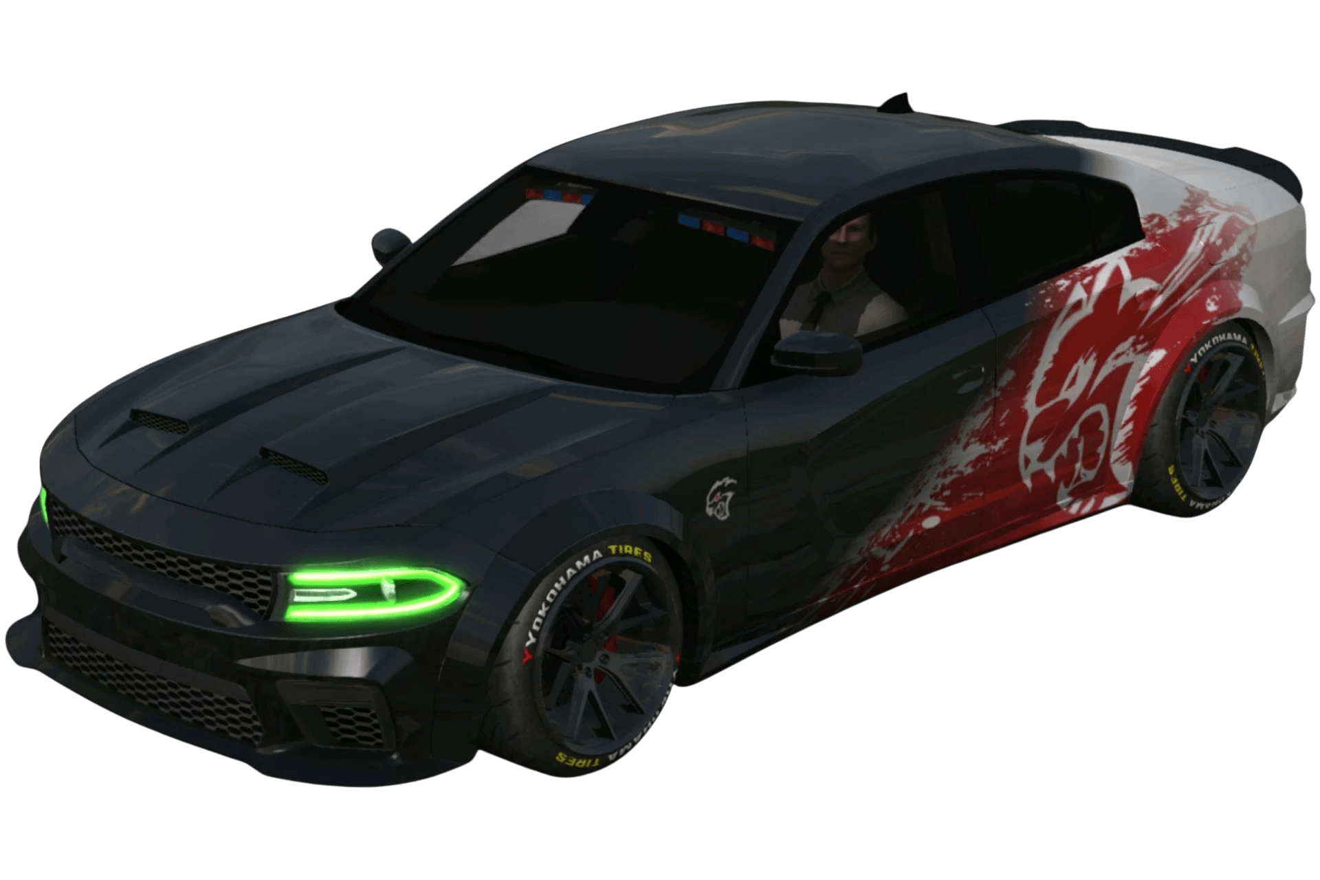[603]Dodge Charger SRT 塗裝 車側細標 美式肌肉 街頭戰鬥風