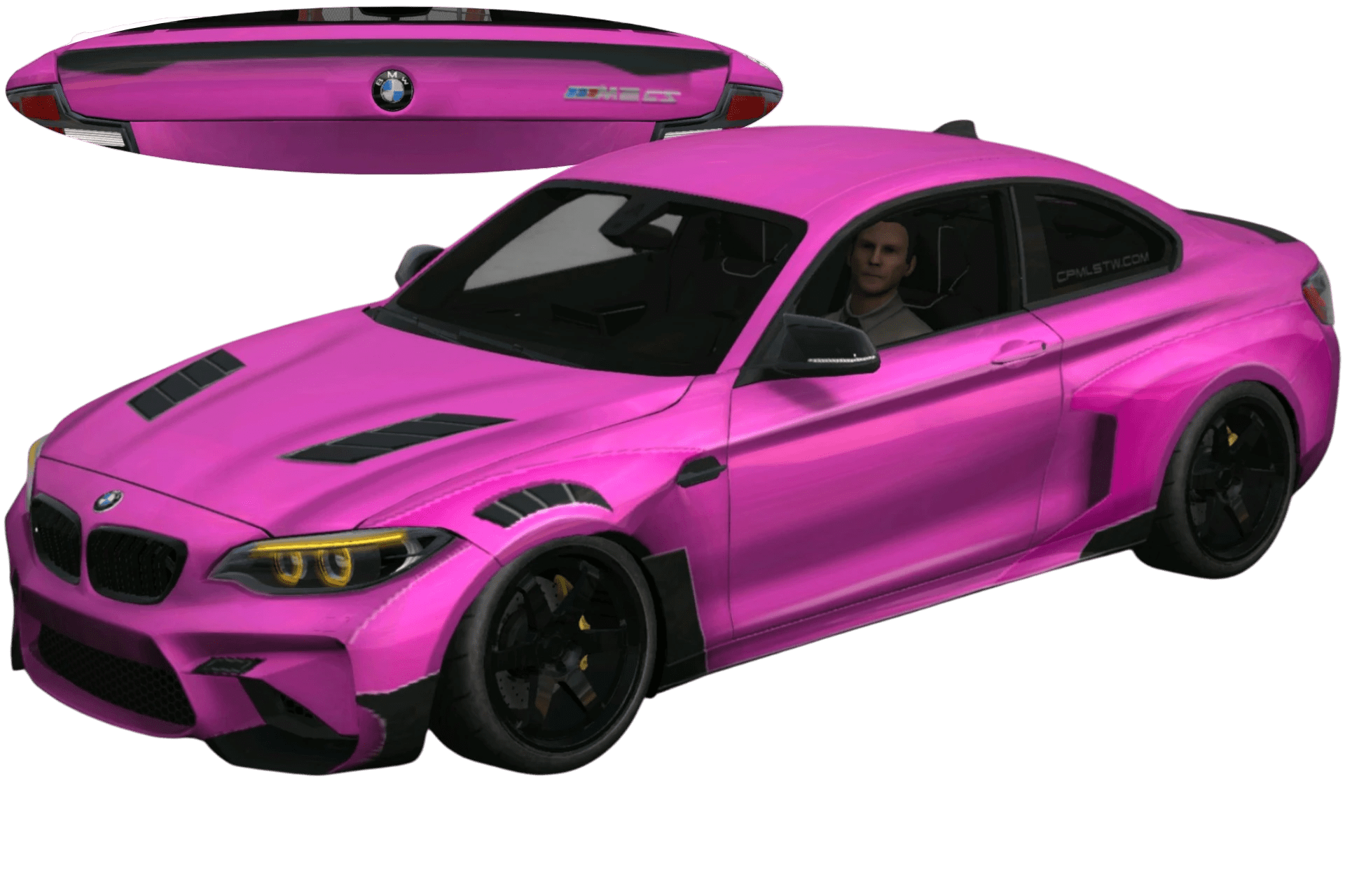 [604] BMW M2 F87 仿寬體 空力套件 光影增強 前後細標 仿套件塗裝