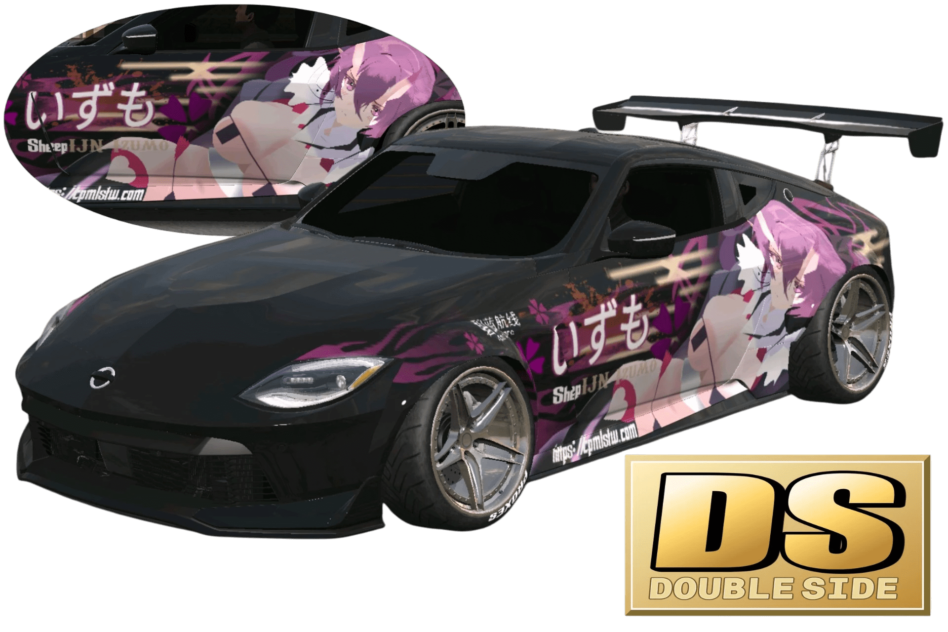 [624]Nissan RZ34 (400Z) 碧藍航線 出雲 雙面痛車 日式JDM 姿態趴低