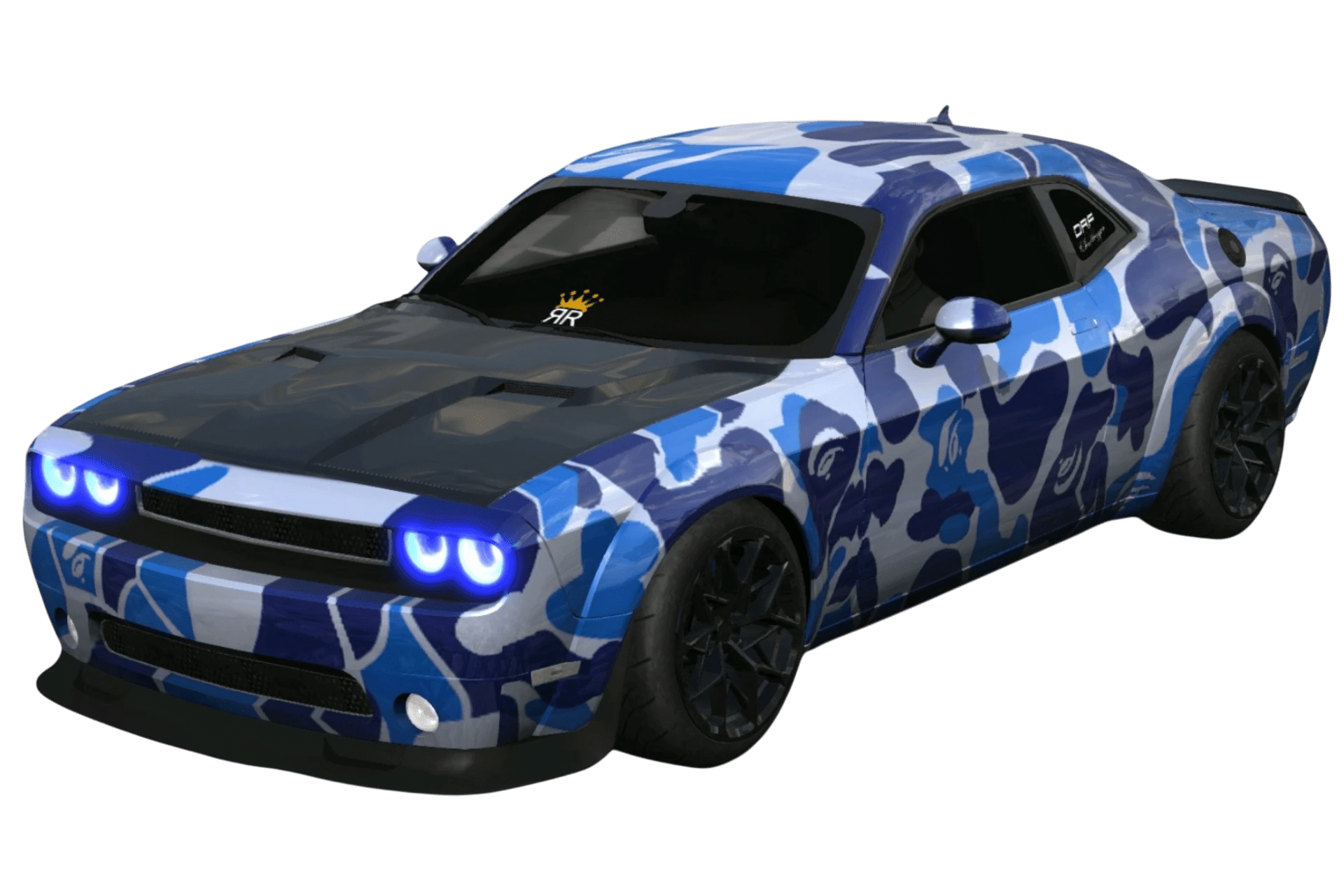 [627]Dodge Challenger Vape 潮流塗裝 美式肌肉 迷彩圖裝 實存塗裝
