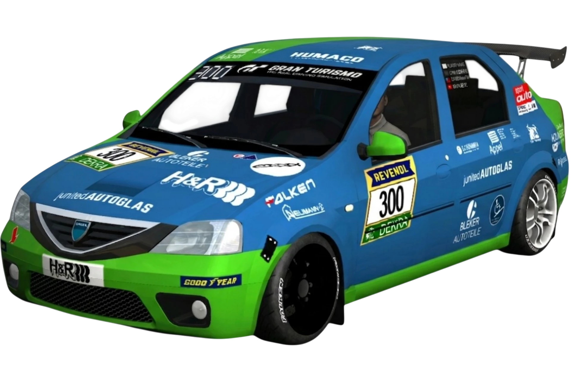 [659]Dacia Logan Olli’s Garage Racing Gulf Oil 賽車塗裝 仿套件塗裝