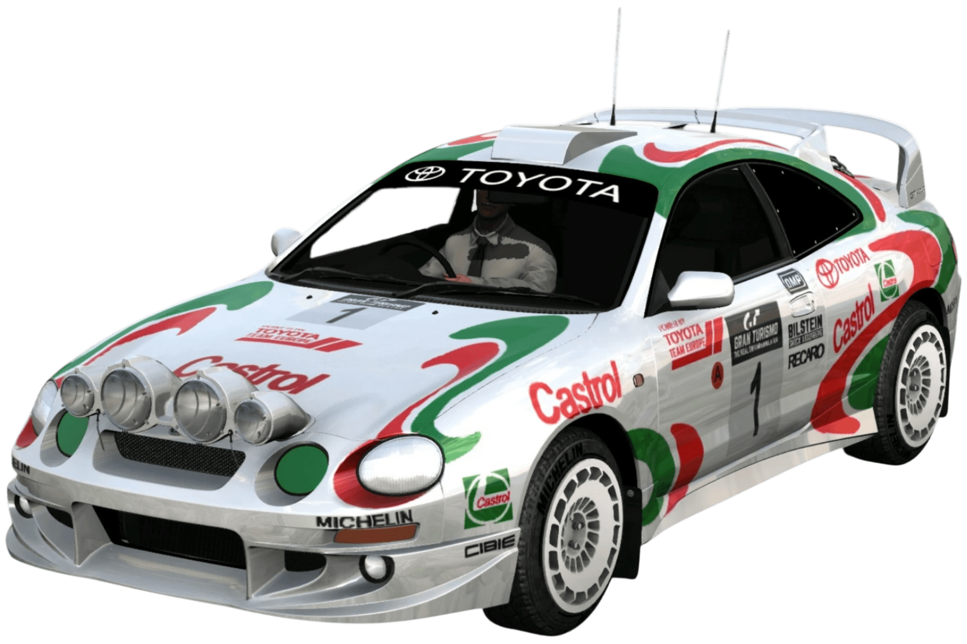 [660]Toyota Celica Castrol 拉力賽車塗裝 前後細標 仿套件塗裝 日式JDM