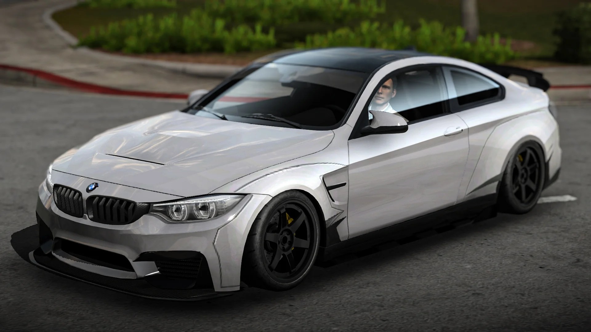 [667]BMW M4 F82 高清細標 光影增強 前後細標 仿寬體套件 姿態趴低