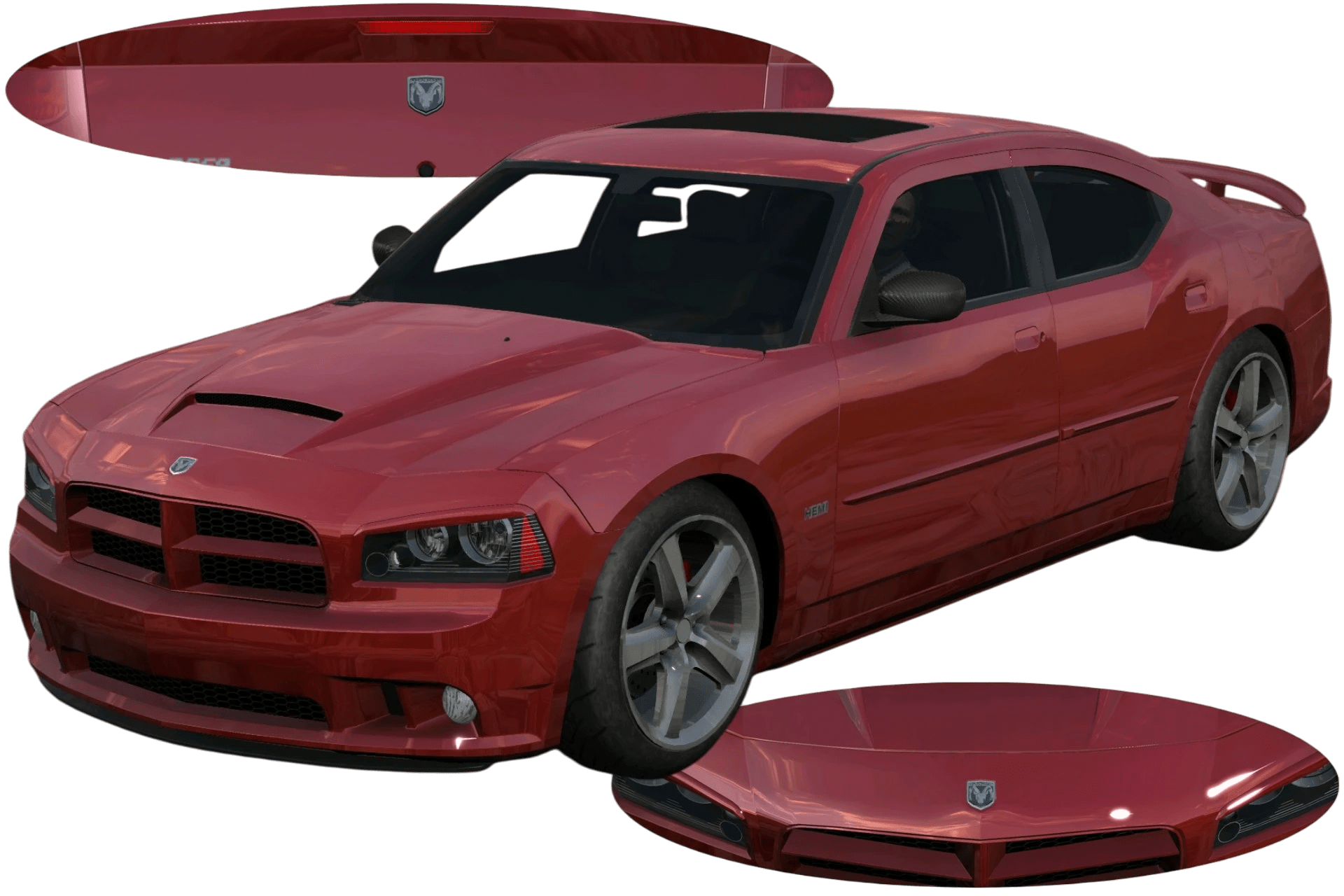 [712]Dodge Charger SRT 8高反光細標 前後細標 街頭戰鬥風 美式肌肉