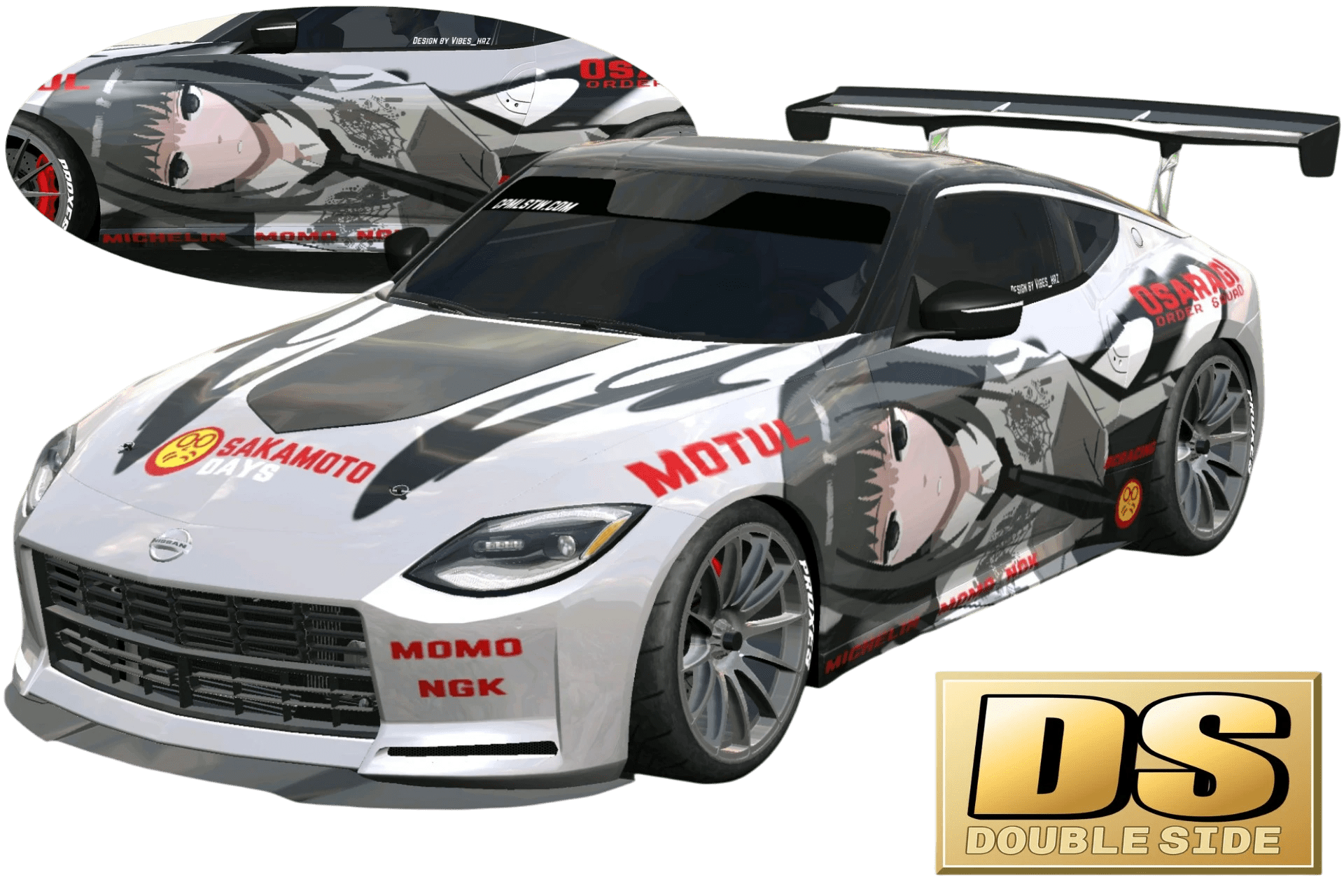 [718]Nissan 400Z (RZ34) SAKAMOTO DAYS Osarag Daul-Side Itasha Low-Stance Japanese Style JDM