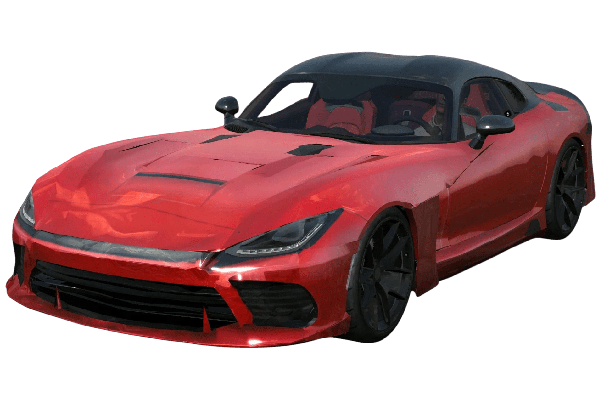 [721]Dodge Viper modified Toyota GR GT Low-Stance Street Style Muscle car 