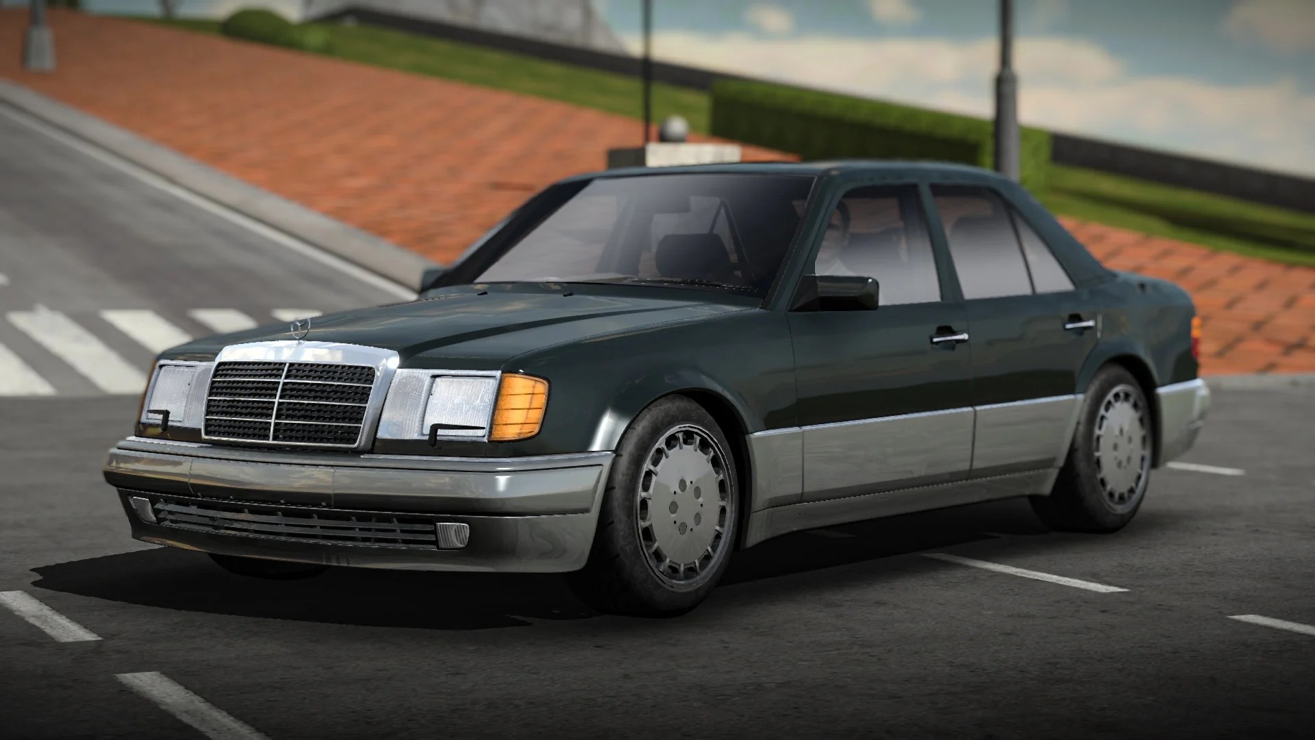 [693]Mercedes Benz 500E w124 高反光細標 前後細標 復古經典