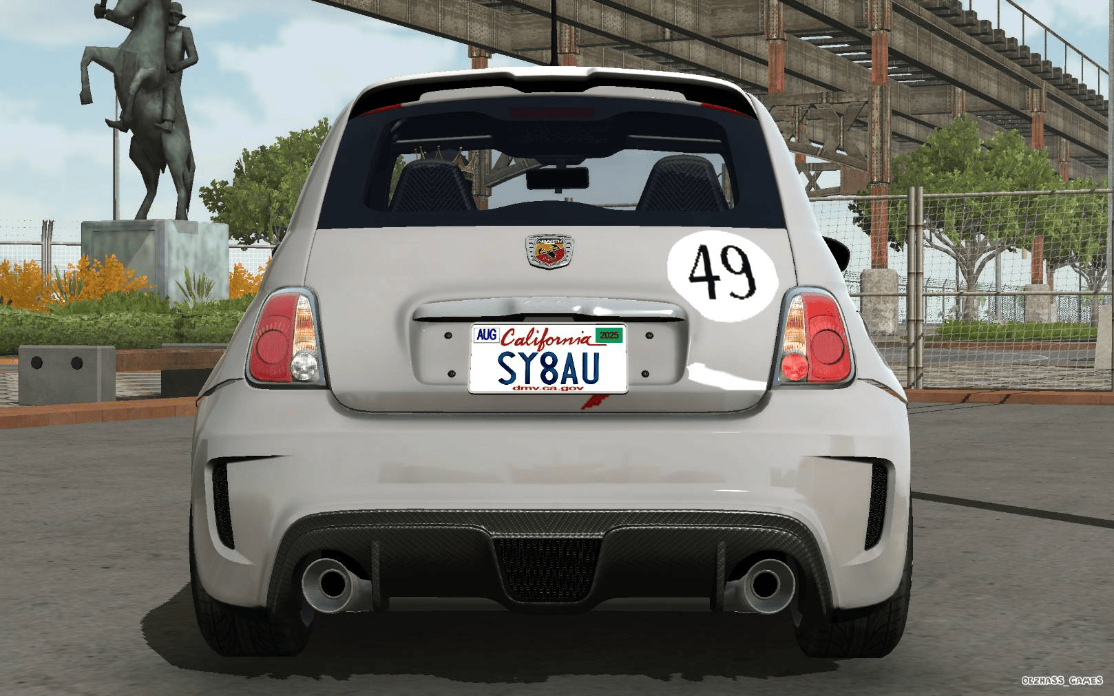 [CUS251]Fiat Abarth 500 Assetto Corse 2008 custom客製化系列