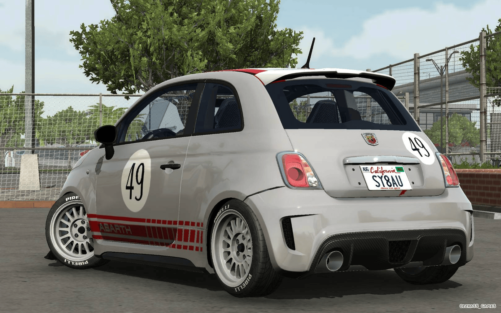 [CUS251]Fiat Abarth 500 Assetto Corse 2008 custom客製化系列