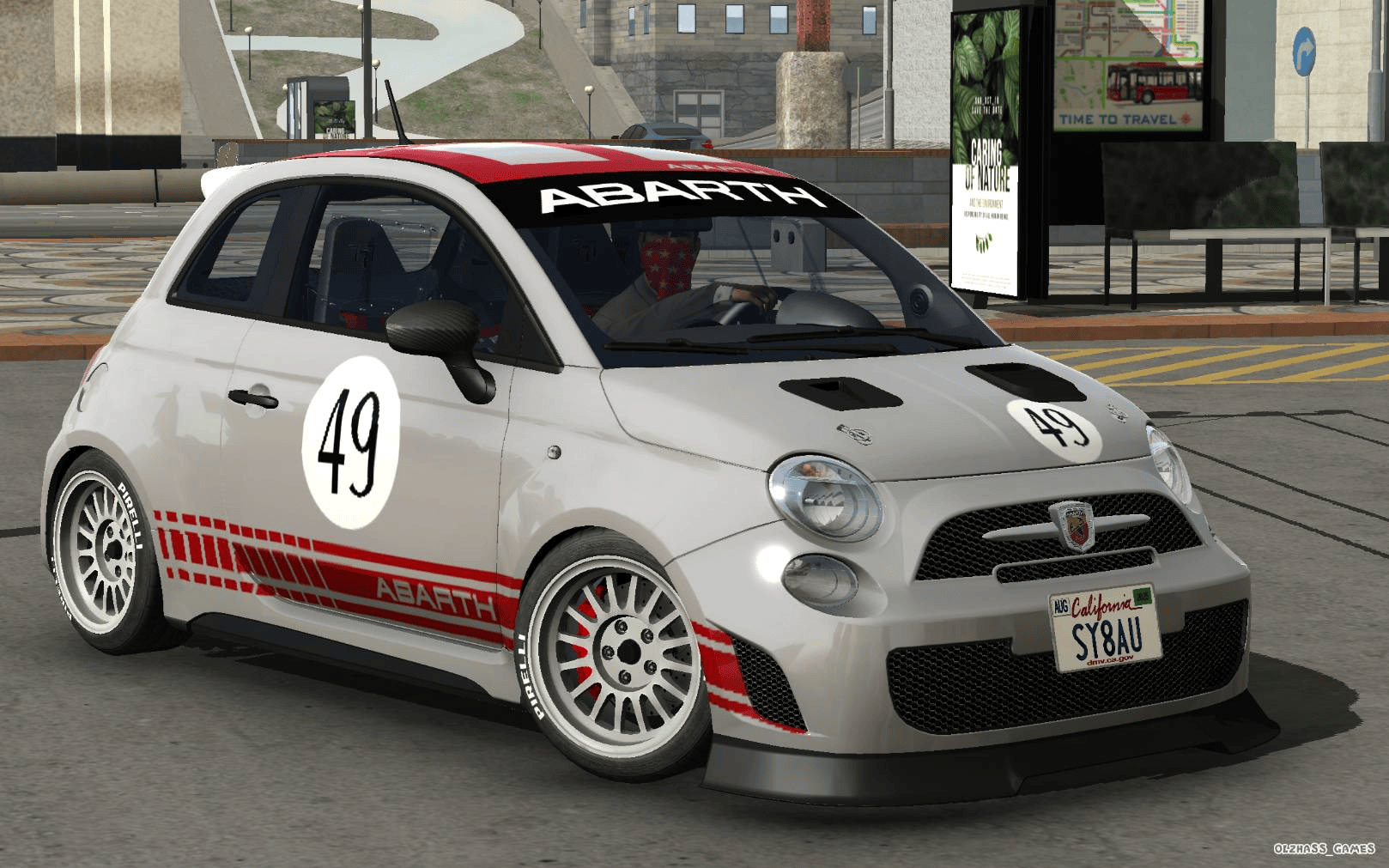 [CUS251]Fiat Abarth 500 Assetto Corse 2008 custom客製化系列