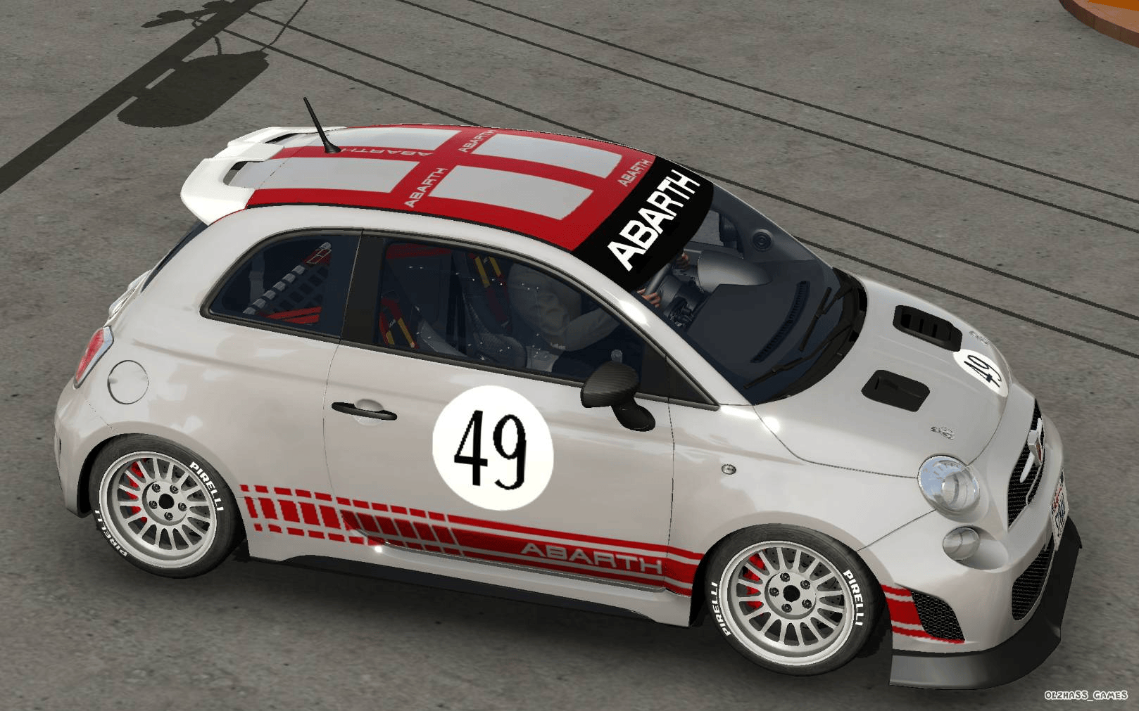 [CUS251]Fiat Abarth 500 Assetto Corse 2008 custom客製化系列