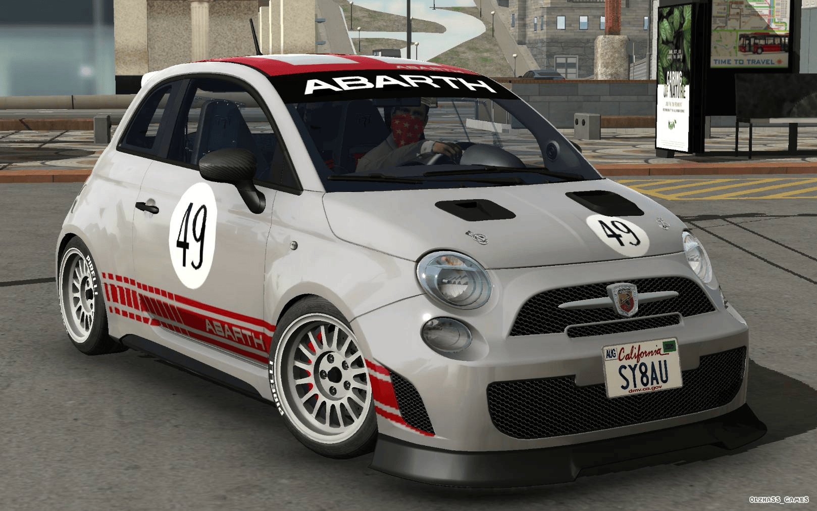 [CUS251]Fiat Abarth 500 Assetto Corse 2008 custom客製化系列