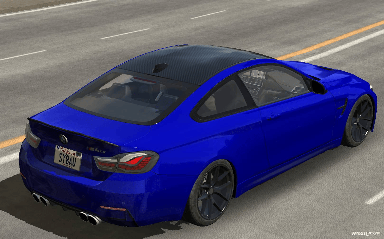[CUS244]BMW M4 CS F82 badge rebuild custom客製化系列