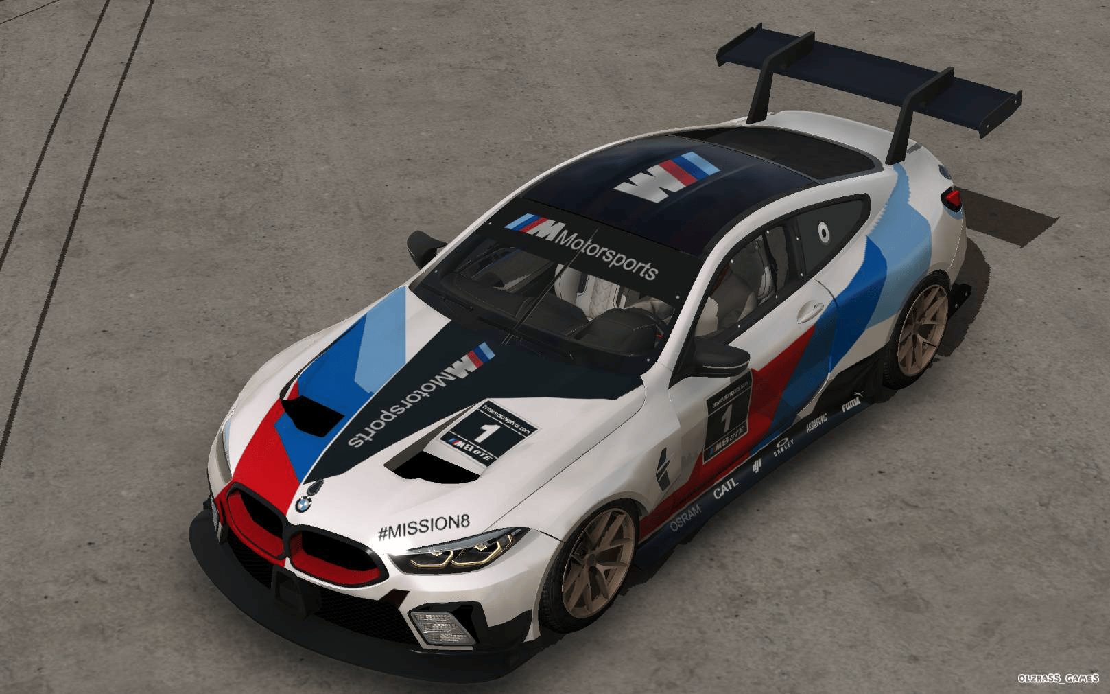 [CUS265]BMW M8 F92 GTE 2017 custom客製化系列