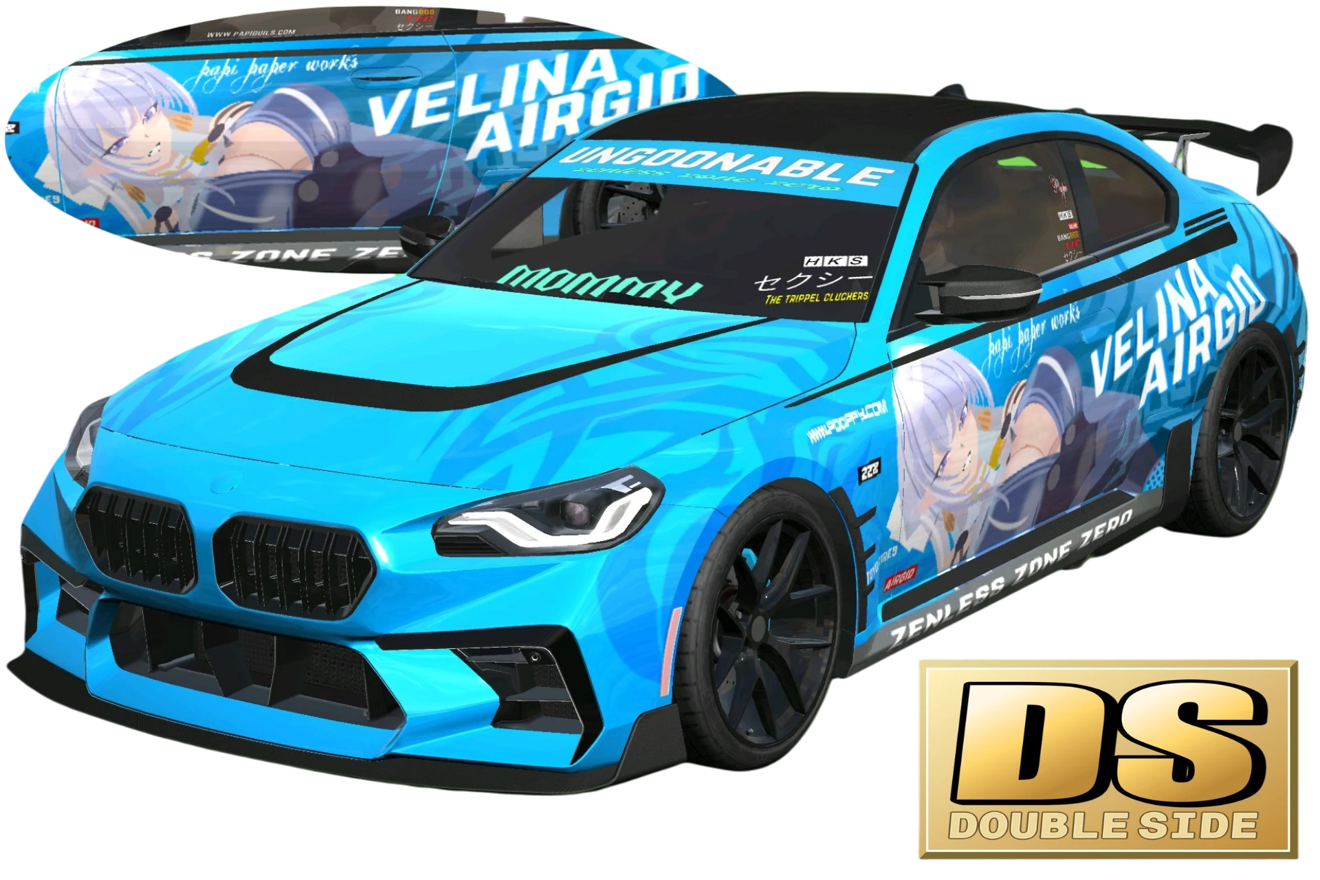 [767]BMW M2 G87 絕區零 維琳娜·艾嘉德 雙面痛車 姿態趴低 街頭戰鬥風