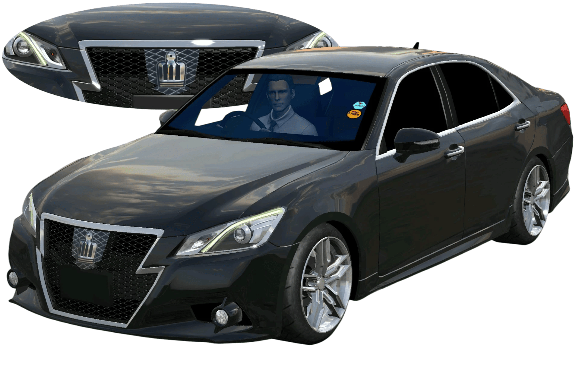 [770]Toyota Crown Athlete 高反光細標 前後細標 街頭戰鬥風 VIP式樣