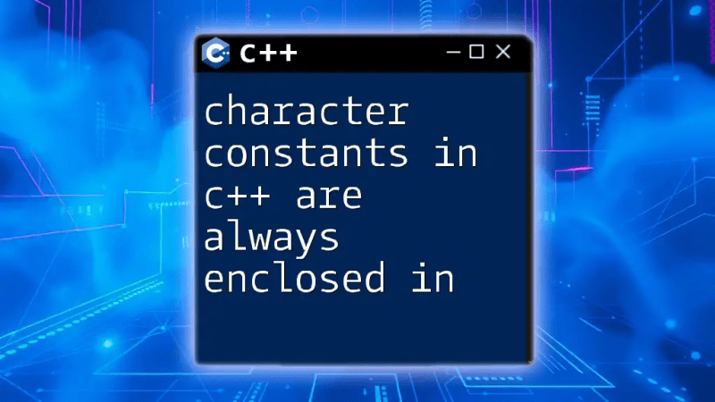 Solved Character Constants In C Are Always Enclosed In Chegg Com - Ultra HD 8K Mountain Arts | Free Download